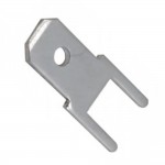 کانکتور پین برنجی 4.8MM ضخامت 0.8MM